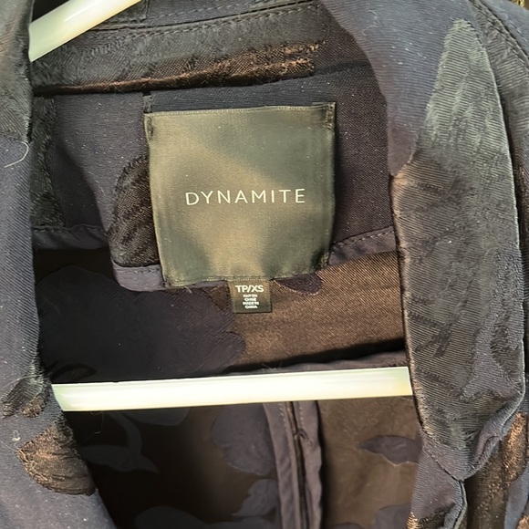 Dynamite Blue Floral Blazer - Picture 2 of 5